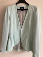 H&M mintgroen blazer maat 38, Maat 38/40 (M), H&M, Ophalen of Verzenden, Zo goed als nieuw