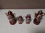 4 x limoges porselein thee pot op warmhoudplaatje, Ophalen