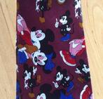 Stropdas Paars Disney Mickey en Minnie Mouse, Ophalen of Verzenden, Mickey Mouse, Zo goed als nieuw, Kleding of Textiel