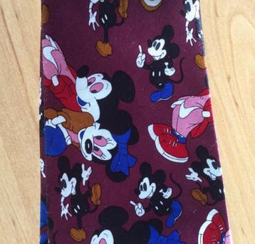 Stropdas Paars Disney Mickey en Minnie Mouse  beschikbaar voor biedingen