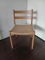 Eetkamerstoel Deens design  J.L. Möller Denmark, Huis en Inrichting, Ophalen, Bruin, Hout, Drie