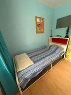 Eénpersoonsbed BRIMNES met FLAXA opbergmeubel, Huis en Inrichting, Slaapkamer | Bedden, Ophalen, 90 cm, Eenpersoons, Wit