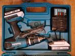 Makita Boor-/Schroefmachine met Bitset, Doe-het-zelf en Verbouw, Gereedschap | Boormachines, Ophalen of Verzenden, Gebruikt, Boor- en Schroefmachine