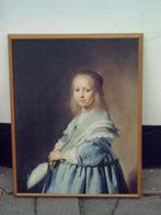 Schilderij Portret van een Meisje Verspronck Reproductie, Antiek en Kunst, Kunst | Schilderijen | Klassiek, Ophalen of Verzenden