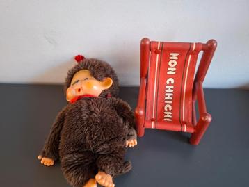 Monchhichi pop vintage met stoel moncicci  beschikbaar voor biedingen
