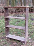 Oude Brocante Roemeense Wandrek Keukenrek Rek Bruin, Antiek en Kunst, Curiosa en Brocante, Ophalen of Verzenden