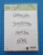 Stampin Up; Perfectly Penned, Ophalen of Verzenden, Zo goed als nieuw, EZ-mounted stempel