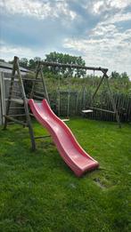 Speeltoestel schommel met glijbaan T.e.a.b., Ophalen, Gebruikt, Glijbaan