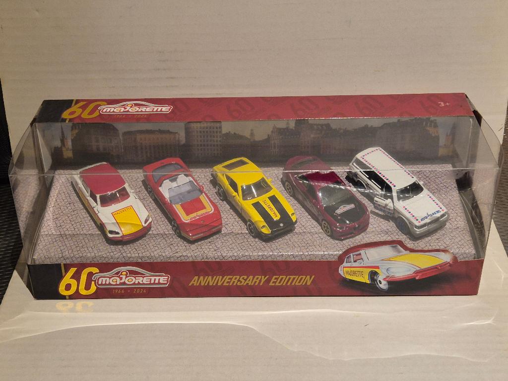 Majorette 1/64 60 Anniversary 5 Car Set, Ophalen of Verzenden, Nieuw, Auto