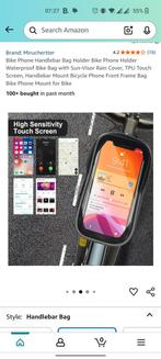 Waterproof phone bike handle holder, Ophalen of Verzenden, Nieuw