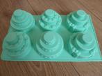 SILICONEN bakvorm kleine taartjes, Hobby en Vrije tijd, Taarten en Cupcakes maken, Ophalen, Gebruikt, Taarten, Bakvorm