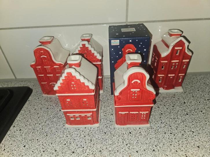 ZGAN postcodeloterij huisjes nr 1, 2 en 3, Diversen, Kerst, Zo goed als nieuw, Ophalen of Verzenden