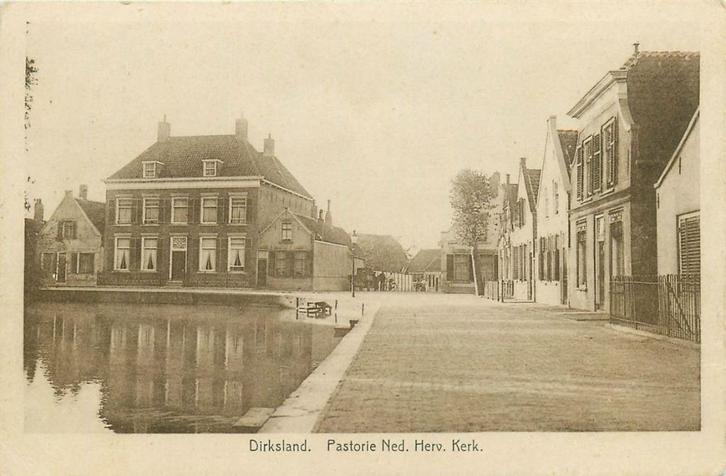 701345051 Dirksland Pastorie, Verzamelen, Ansichtkaarten | Nederland, Zuid-Holland, Voor 1920, Verzenden