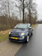 Fiat 500 1.2 C 2009 Blauw, Auto's, Voorwielaandrijving, 1242 cc, 4 cilinders, 840 kg