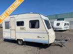 Caravelair Silver 395 bj 1999 4 personen, toilet, geen tent, Bedrijf, Treinzit, Kachel, 500 - 750 kg
