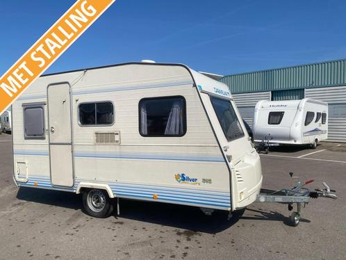 Caravelair Silver 395 bj 1999 4 personen, toilet, geen tent, Caravans en Kamperen, Caravans, Bedrijf, tot en met 4, 500 - 750 kg