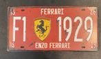 Ferrari Decoratieve Kentekenplaat - Nieuw, Ophalen of Verzenden, Nieuw, Reclamebord