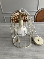 Beautiful BIRD CAGE VINTAGE LAMP, Huis en Inrichting, Minder dan 50 cm, Metaal, WHITE VINTAGE, Verzenden