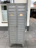 Stoere vintage metalen lockerkast | kledingkast 100x50x200, Huis en Inrichting, Kasten | Lockerkasten, Ophalen, Zo goed als nieuw