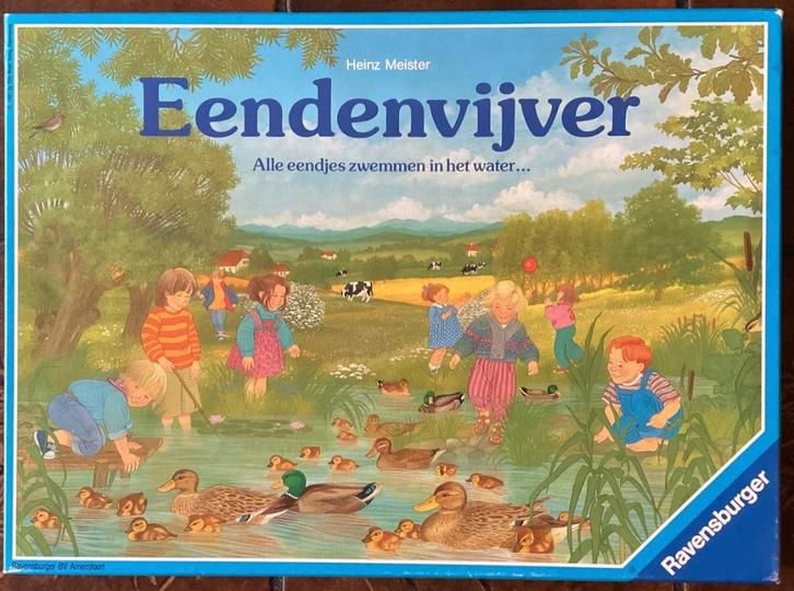 Eendenvijver – Ravensburger vintage 1991, Hobby en Vrije tijd, Gezelschapsspellen | Bordspellen, Zo goed als nieuw, Ophalen of Verzenden