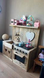 Steigerhouten keukentje, Kinderen en Baby's, Ophalen of Verzenden, Gebruikt, Hout