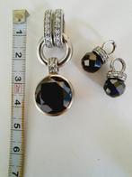 Ti sento juwelensetje, Sieraden, Tassen en Uiterlijk, Kettinghangers, Ophalen of Verzenden, Zo goed als nieuw, Zwart, Zilver