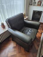 2 Lederen fauteuils en 2-zitsbankje in Heeze gratis af te ha, Ophalen, Gebruikt, 75 tot 100 cm, 50 tot 75 cm