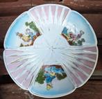 Vier antieke franse bordjes, brocante, Antiek en Kunst, Antiek | Servies los, Ophalen of Verzenden
