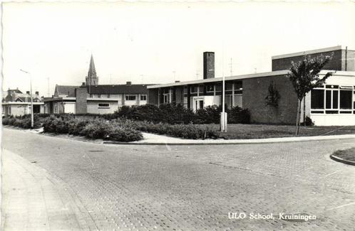ULO School, Kruiningen - ongelopen, Verzamelen, Ansichtkaarten | Nederland, Ongelopen, Utrecht, Ophalen of Verzenden