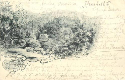(379-033-003) Lindenfels Hotel Hessisches Haus, Verzamelen, Ansichtkaarten | Buitenland, Duitsland, Verzenden