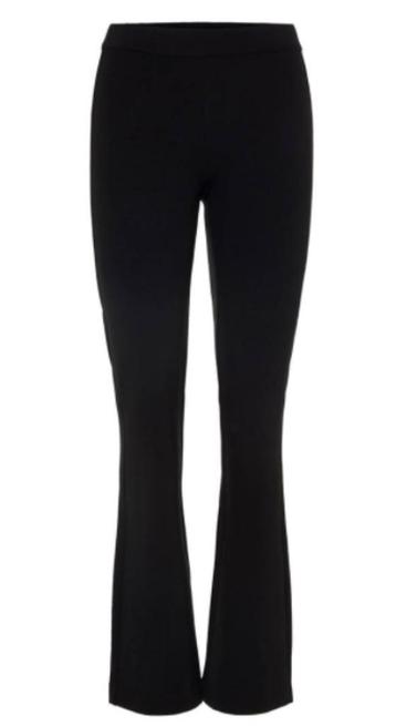 Vero Moda broek FLARED JERSEY PANT zwart maat S beschikbaar voor biedingen