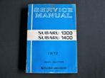 Werkplaatshandboek Subaru 1300 en 1400 (1972) carrosserie, Auto diversen, Handleidingen en Instructieboekjes, Ophalen of Verzenden