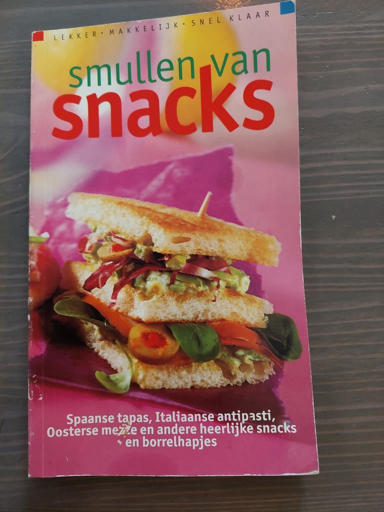 I. van Blommestein - Smullen van snacks, Ophalen of Verzenden, Zo goed als nieuw, I. van Blommestein; Clara ten Houte de Lange