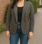 Dames zwart grijs zebra blazer jasje L 42 44 jack, Zwart, Maat 42/44 (L), Ophalen of Verzenden, Zo goed als nieuw