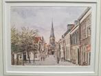 Albertus Wieringa I Ets Voorburg Kerkstraat, Antiek en Kunst, Ophalen of Verzenden