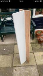 Minimalistische houten wandplank 120 cm lang, Doe-het-zelf en Verbouw, Hout en Planken, Gebruikt, 25 tot 50 mm, Eiken, Ophalen of Verzenden