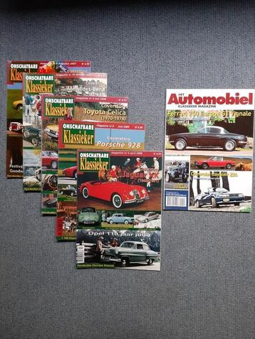 6 magazines classic cars voor 18€ oldtimers en youngtimers beschikbaar voor biedingen