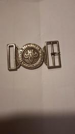 Scouting gesp boys be prepared zilverkleurig padvinderij, Ophalen of Verzenden, Zo goed als nieuw, Embleem, Speld of Insigne