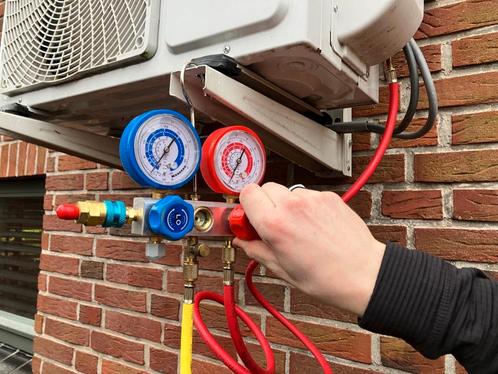 Airco Vacumeren vacuumpomp te huur, Witgoed en Apparatuur, Airco's, Zo goed als nieuw, Ophalen