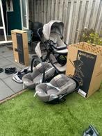 Nuna Demi Grow twin  (tweeling) kinderwagen, Kinderen en Baby's, Kinderwagens en Combinaties, Gebruikt, Verstelbare duwstang, Ophalen
