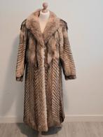 Mooie lange bontjas, Maat 38/40 (M), Bruin, Verzenden, Onbekend