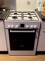 Bosch gasfornuis met oven, Witgoed en Apparatuur, Fornuizen, 4 kookzones, Hete lucht, Vrijstaand, Gebruikt