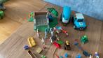 Playmobil  paarden was straat met auto en treiler, Kinderen en Baby's, Speelgoed | Playmobil, Ophalen of Verzenden, Zo goed als nieuw
