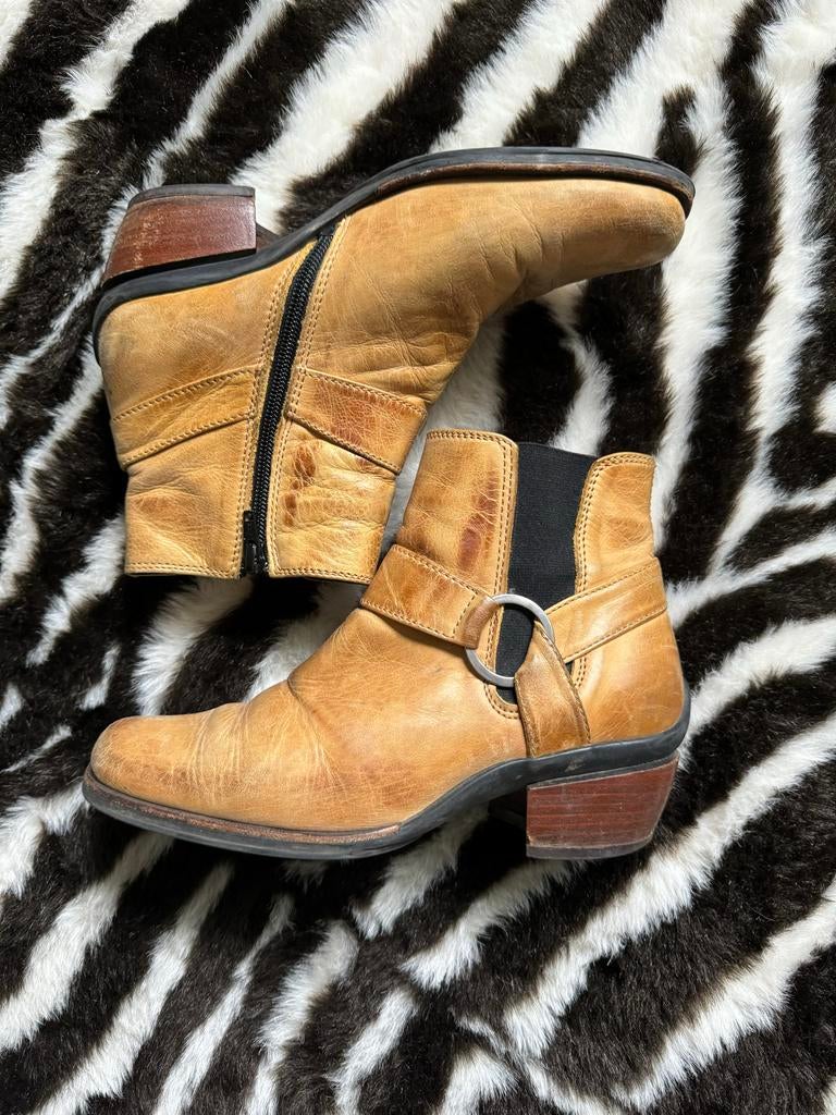 Stoere Wolky Enkel Laarsjes Maat 37, Ophalen of Verzenden, Zo goed als nieuw, Lage of Enkellaarzen