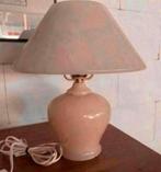 Lamp mooie marmeren Travertine tafellamp uit jaren 70., Ophalen of Verzenden