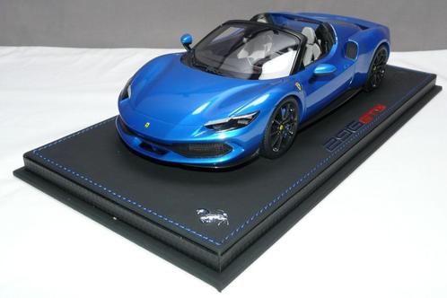 Ferrari 296 GTS Blue Corsa 1:18 P18215F van BBR, Hobby en Vrije tijd, Modelauto's | 1:18, Nieuw, Auto, Overige merken, Ophalen of Verzenden