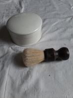 Antiek  scheer zeep bakje p.regout met kwast, Antiek en Kunst, Ophalen of Verzenden