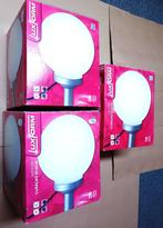 V&D tuinverlichting(3 witte bollen met aarde) 50 % korting, Overige materialen, Minder dan 50 watt, Overige typen, Nieuw