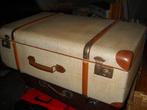 Koffer hutkoffer met ijzer en houtbeslag 75 x 46 x 27 cm, Gebruikt, Ophalen of Verzenden, 70 cm of meer