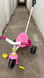 Smoby driewieler roze stevig en leuk voor peuters, Ophalen, Zo goed als nieuw, Smoby, Duwstang
